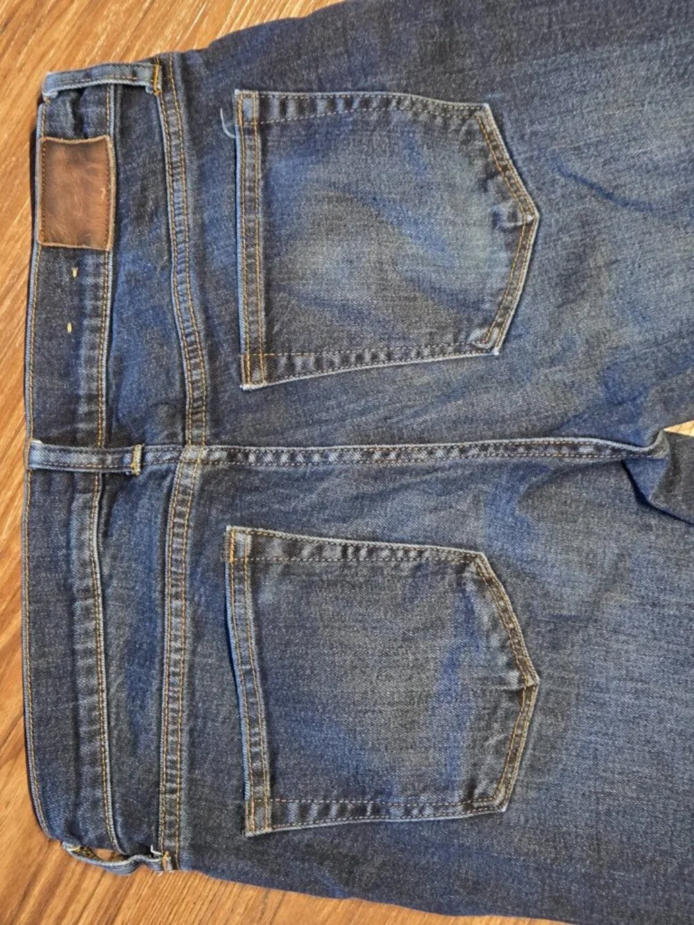 J.Crew Men’s 484 Slim Stretch Jeans 32x34 Kurabo Dark Indigo Denim